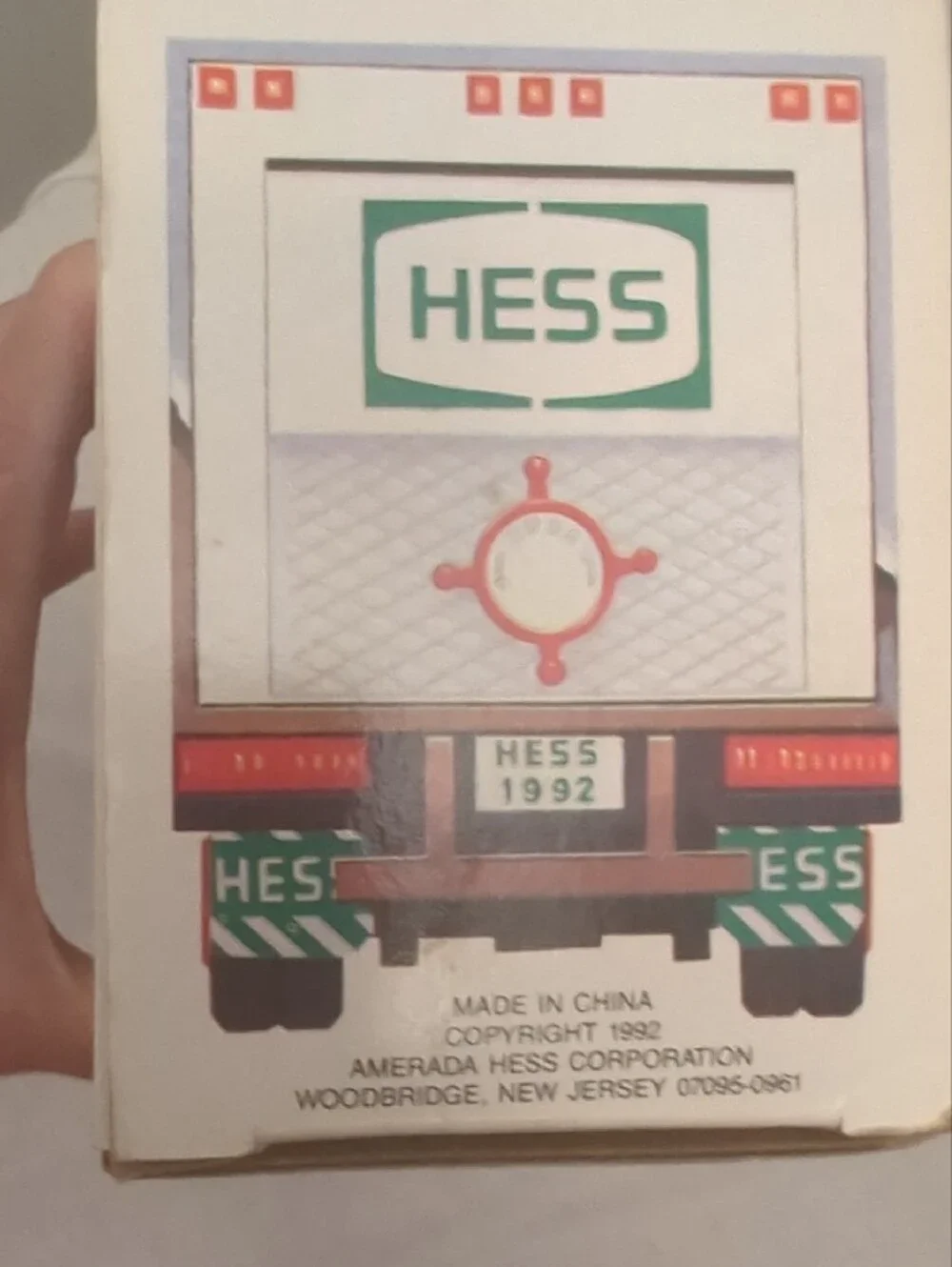 Hess vintage 1992